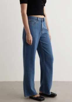 Crash Wide Leg Jeans