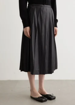 Creased Pleated Skirt