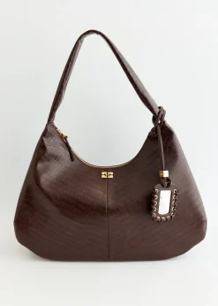 Croco XXL Hobo Bou Bag