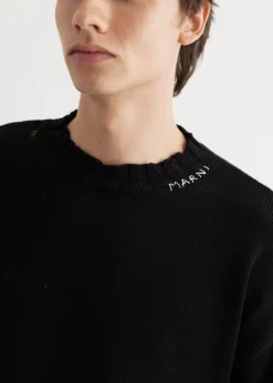 Destroyed Crewneck Knit