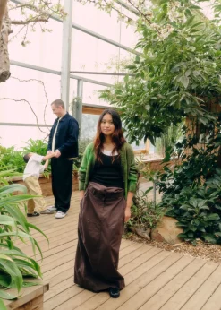 Double Waist Long Skirt