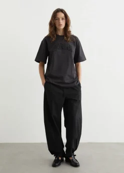 Drapey Melange Elasticated Waist Pants