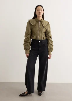 Duchesse Nylon Fitted Jacket