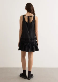 Duchesse Nylon U-Neck Mini Dress