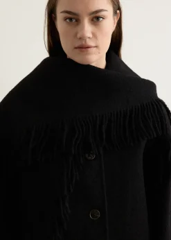 Embroidered Scarf Jacket