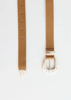 Engraved Western Belt