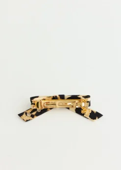 Eyelet Bow Barrette