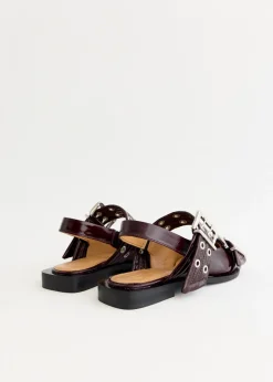 Feminine Buckle Ballerinas