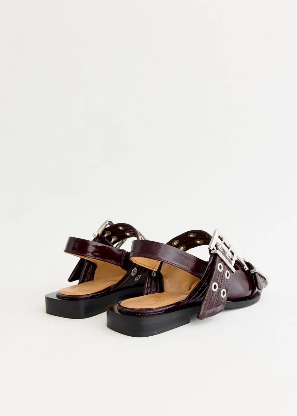 Feminine Buckle Ballerinas