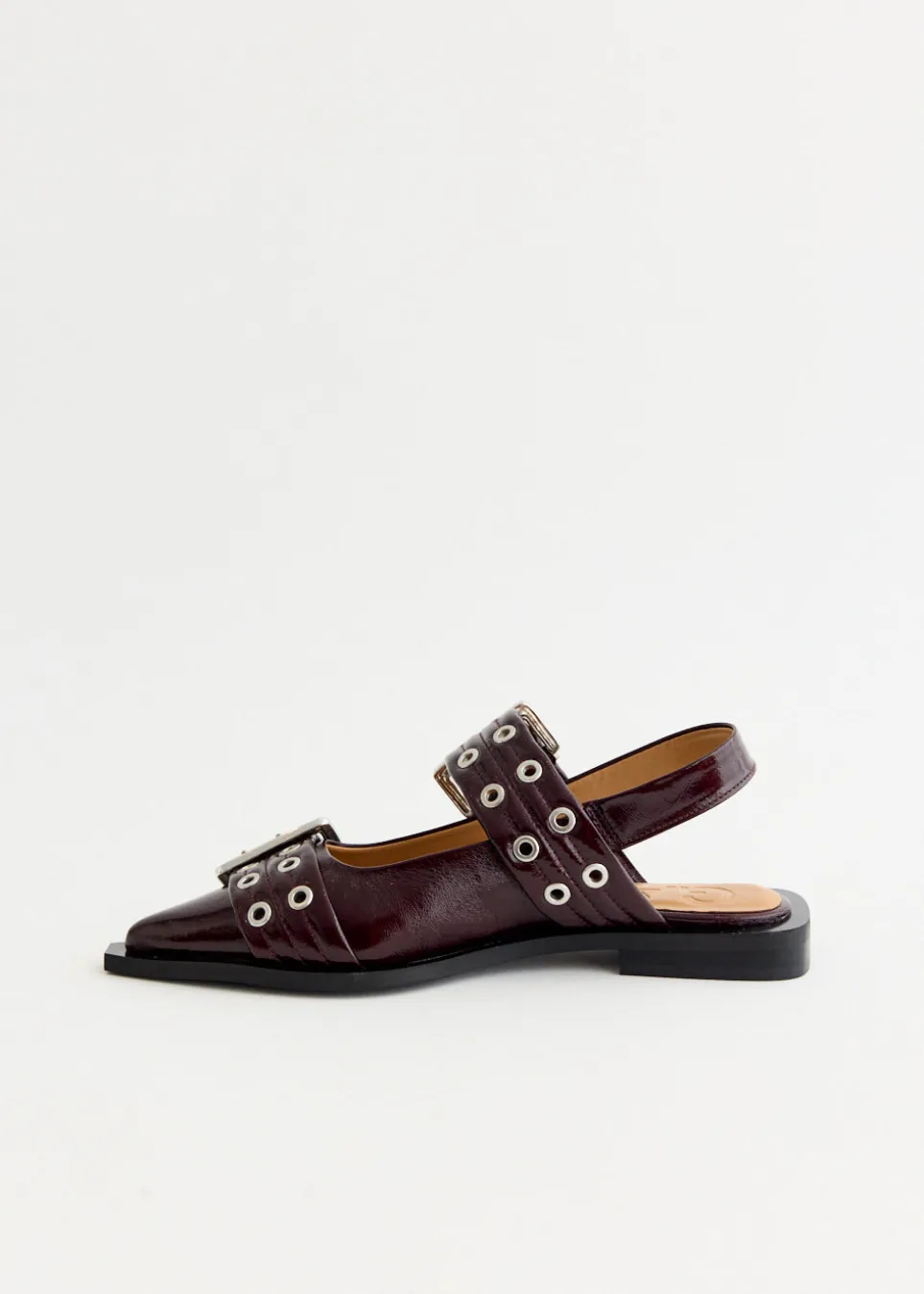 Feminine Buckle Ballerinas