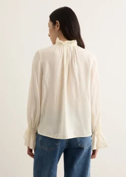 Fluid Cupro Tie String Shirt