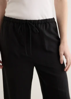 Fluid Drawstring Trousers