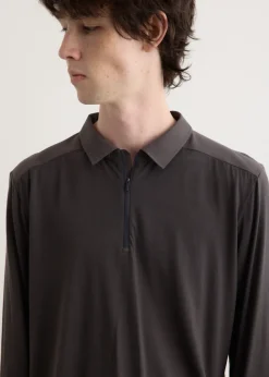 Frame Long Sleeve Polo