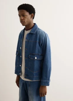 Full Button Denim Jacket