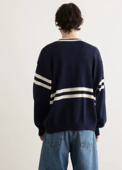 5G Cotton Knit PECKISH RAINBOWY IVY Crew Sweater