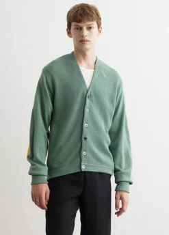 10G Eco Knit Elbow Coneybowy Short Cardigan