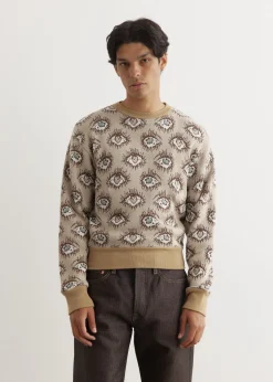 8G Jacuqard Knit SPEAKEASY Vintage Sweater