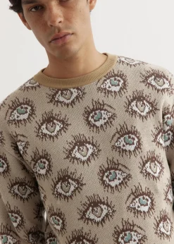 8G Jacuqard Knit SPEAKEASY Vintage Sweater