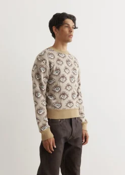 8G Jacuqard Knit SPEAKEASY Vintage Sweater