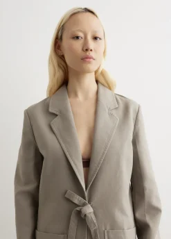 Garment Dyed Cotton Blazer