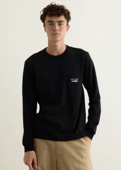 Garment Print Long Sleeve T-Shirt