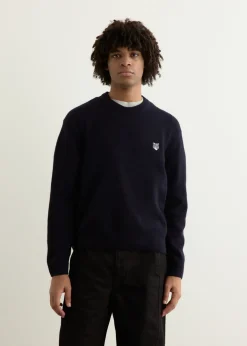 Grey Fox Head Patch Comfort Jumper