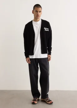 Handwriting Comfort Ribbed Cardigan