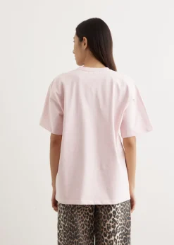 Heavy Cotton Drop Shoulder Heart T-Shirt