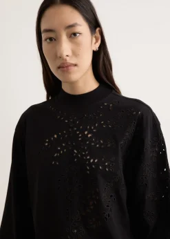 Heger Embroidered Long Sleeve T-Shirt