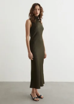 Infinity Cowl Neck Dress