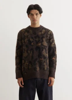 Interlock Jacquard Crewneck Knit