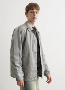 Iridescent Nylon Metal Light Jacket