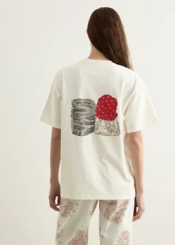 Ivory Animal Print T-Shirt