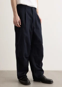 Knee Tuck Wide Pants
