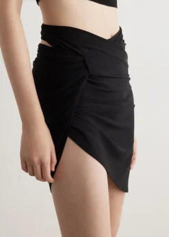 La Mini Jupe Drapeado