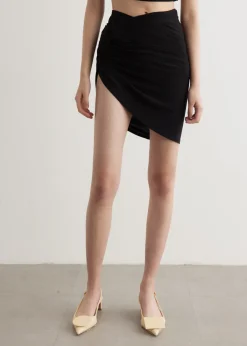 La Mini Jupe Drapeado