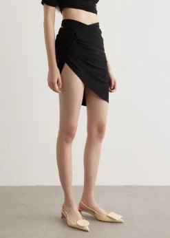 La Mini Jupe Drapeado