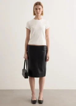 Leather Pencil Skirt