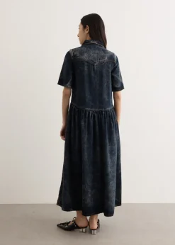 Light Denim Long Dress
