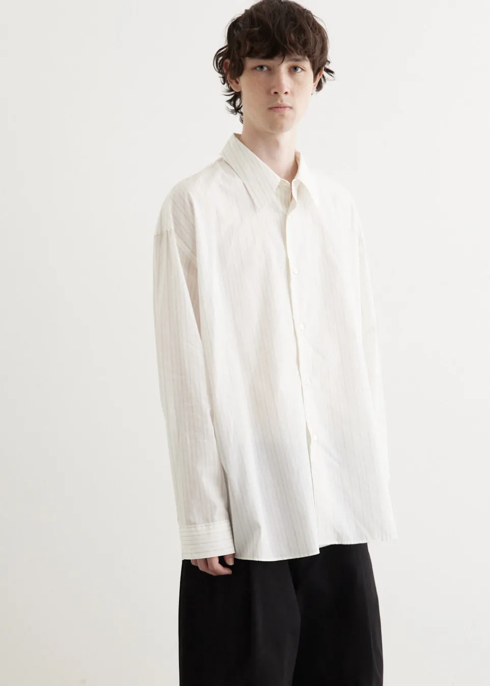 Loche Oversized French Placket Shirt