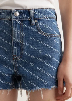 Logo Print Bite Shorts