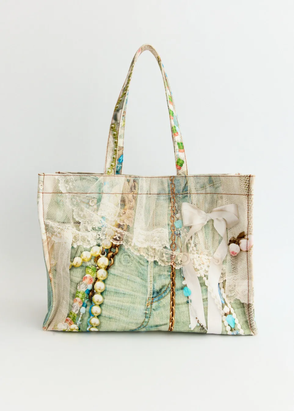 Logo Shoulder Tote Bag