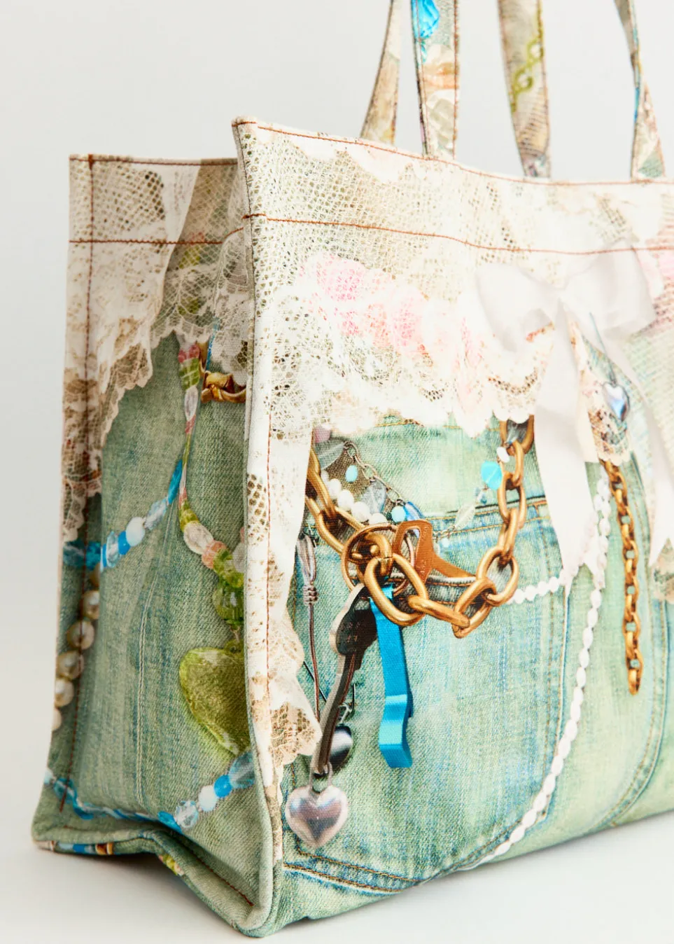 Logo Shoulder Tote Bag