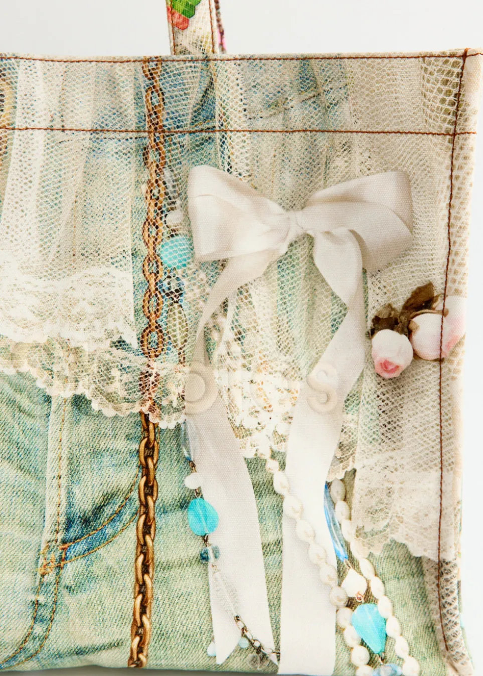 Logo Shoulder Tote Bag