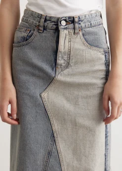 Long Denim Skirt