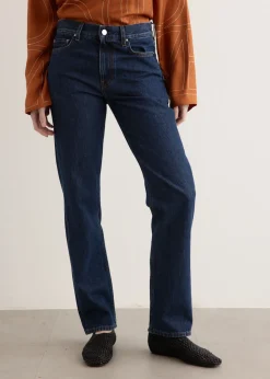 Low Straight Denim Jeans