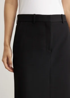 Low-Waist Straight Skirt