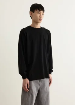 Luster Plaiting Long Sleeve T-Shirt