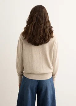 Mari Cashmere Crew Sweater