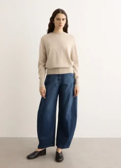 Mari Cashmere Crew Sweater